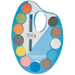 Gifi Palette de peinture 12 couleurs + 1 pinceau