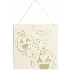 Gifi Pancarte mdf Happy Halloween à décorer