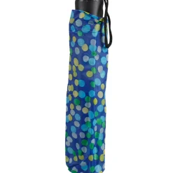 Outlet Gifi Parapluie bleu à pois colorés