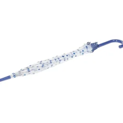 Best Gifi Parapluie canne transparent à pois bleus
