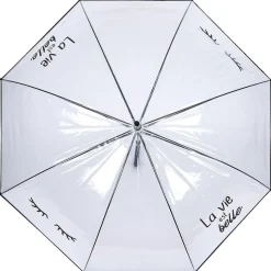 Discount Gifi Parapluie imprimé la vie est belle