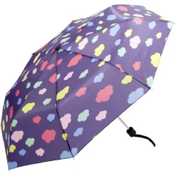 Gifi Parapluie manuel nuage bleu L28 cm
