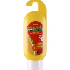 Peinture aux doigts jaune*Gifi Best