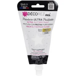 Gifi Peinture paillette blanc 80ml