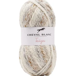 Gifi Pelote acrylique laine fil épais mélange Taïga 402 beige