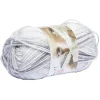 Gifi Pelote de fil à tricoter gris chiné clair
