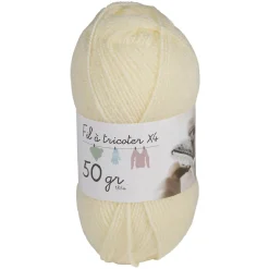 Gifi Pelote de fil à tricoter spécial layette x4