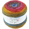 Gifi Pelote de fil à tricoter toupie acrylique multicolore 150g