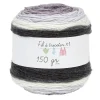 Gifi Pelote de laine toupie ton gris
