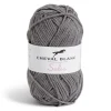 Gifi Pelote fil à tricoter 110m Salsa Cheval Blanc coton et acrylique gris 50g