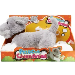 Gifi Jeux D'Imagination Et D'Imitation<Peluche chien animé gris
