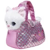 Gifi Eveil<Peluche chien ou chat + sac à main