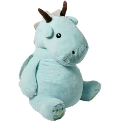 Gifi Eveil<Peluche dragon assis polyester 130cm bleu