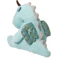 Gifi Eveil<Peluche dragon assis polyester 130cm bleu