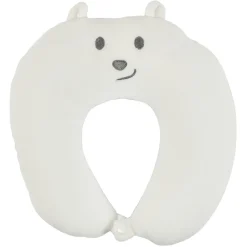 Outlet Gifi Peluche 2en1 coussin de voyage ours blanc