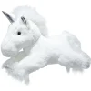 Gifi Eveil<Peluche géante licorne blanche et gris argenté