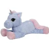 Gifi Eveil<Peluche licorne couchée violet et rose