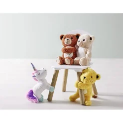 Gifi Eveil<Peluche lionceau polyester 28x12x6cm jaune
