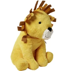 Gifi Eveil<Peluche lion polyester 80x50x48cm jaune