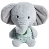 Gifi Eveil<Peluche éléphant polyester 50x25x20cm gris
