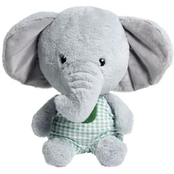 Gifi Eveil<Peluche éléphant polyester 50x25x20cm gris