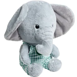 Gifi Eveil<Peluche éléphant polyester 50x25x20cm gris