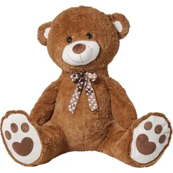Best Gifi Peluche ours gonflable assis marron