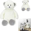 Gifi Eveil<Peluche ours gris et blanc 36x24xH90cm