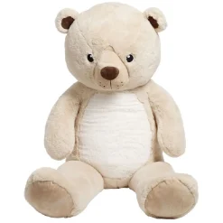 Gifi Eveil<Peluche ours polyester 100x40x30cm beige
