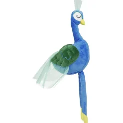 Gifi Eveil<Peluche paon assis bleu et vert L40xl20xH70cm