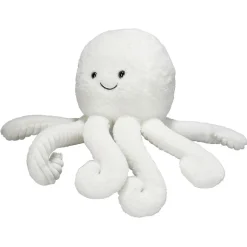 Hot Gifi Peluche pieuvre blanche Ø30xH15cm