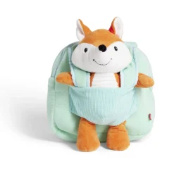 Gifi Eveil<Peluche renard sac à dos 24x17xH28cm