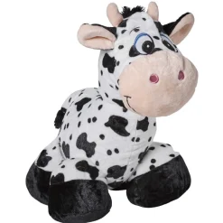 Gifi Jeux D'Imagination Et D'Imitation<Peluche vache gonflable noir et blanc h. 60 cm