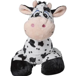 Gifi Jeux D'Imagination Et D'Imitation<Peluche vache gonflable noir et blanc h. 60 cm