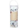 Gifi Perles en plastique abs pastel nacré multicolore