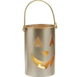 Photophore Halloween visage citrouille ajouré*Gifi Outlet
