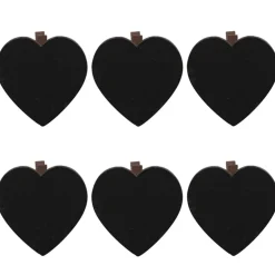 Gifi Pince ardoise coeur chocolat x6