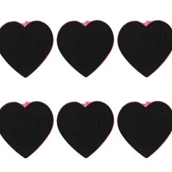 Gifi Pince ardoise coeur rose fuchsia x6