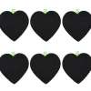 Gifi Pince ardoise coeur vert x6