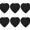Gifi Pince ardoise coeur violet x6