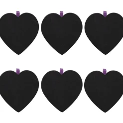 Gifi Pince ardoise coeur violet x6