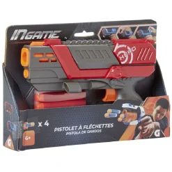 Discount Gifi Pistolet + 4 fléchettes en mousse