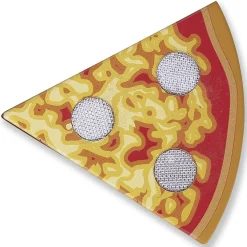 Gifi Jeux D'Imagination Et D'Imitation<Pizza à découper en bois avec ingrédients 18 pièces
