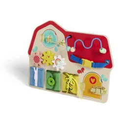 Gifi Eveil<Planche activités enfant bois et métal 40x29,7xH6,4cm