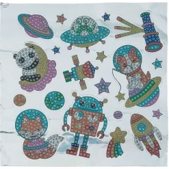 Gifi Planche de stickers à diamanter