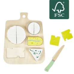 Gifi Jeux D'Imagination Et D'Imitation<Planche et fromages prédécoupés en bois certifié FSC®