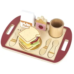 Gifi Jeux D'Imagination Et D'Imitation<Plateau sandwich club en bois