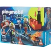 Gifi Jeux D'Imagination Et D'Imitation<Playmobil City action Pompiers avec lance à incendie