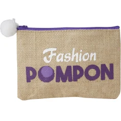 Best Gifi Pochette avec pompom en jute