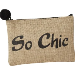 Best Gifi Pochette avec pompom en jute